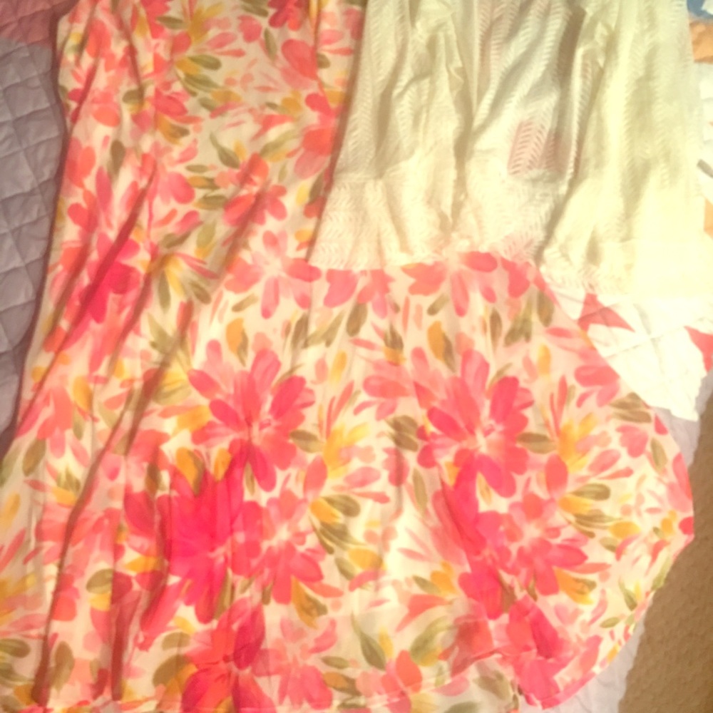 Spring Floral Dress w mini duster